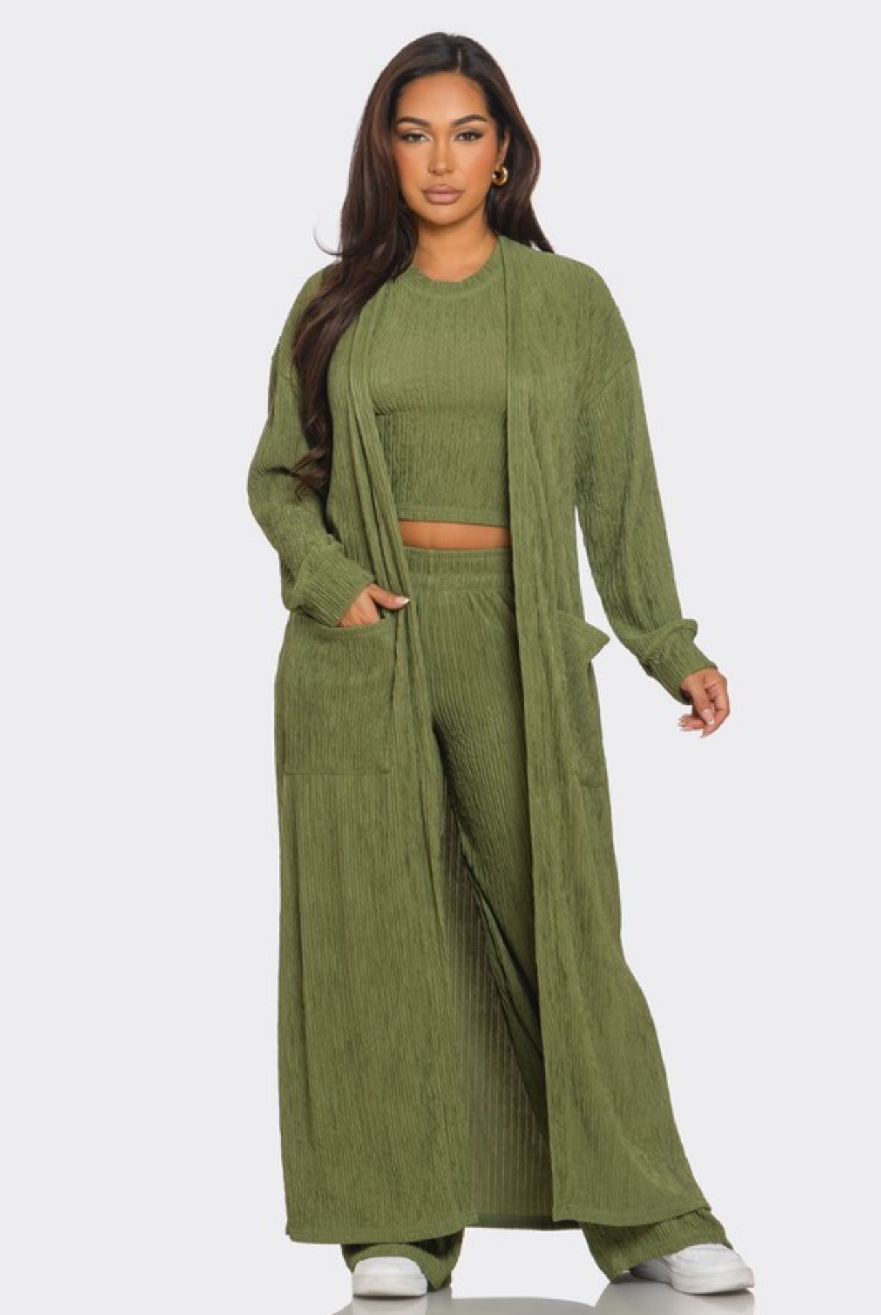 AUTUMN OLIVE BREEZE  3 PIECE SET