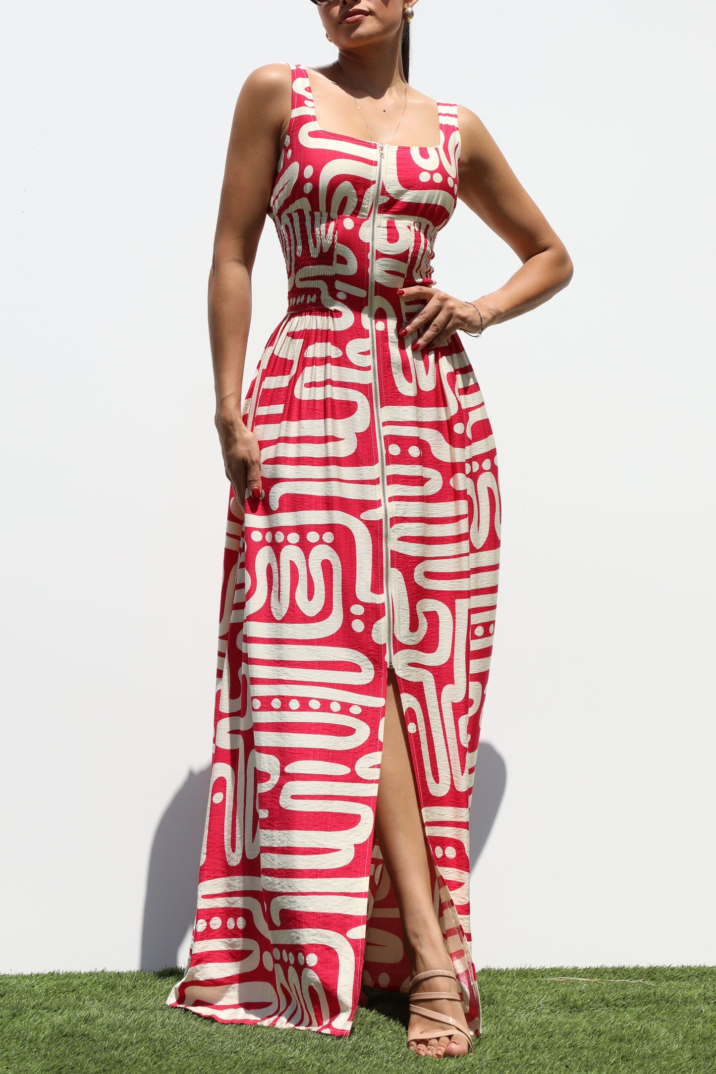 Fuchsia Labyrinth Maxi