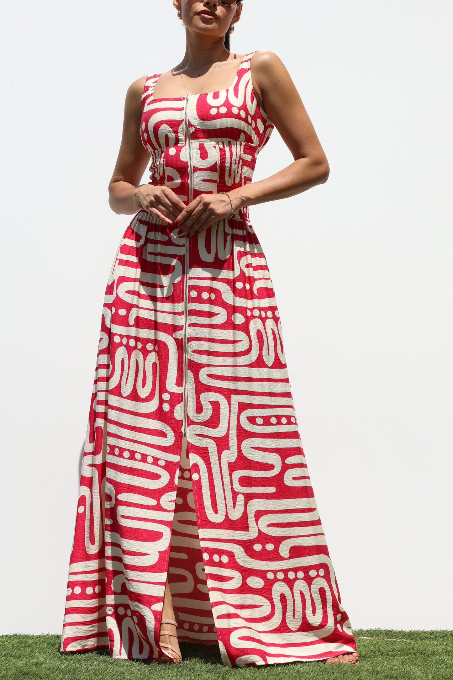 Fuchsia Labyrinth Maxi