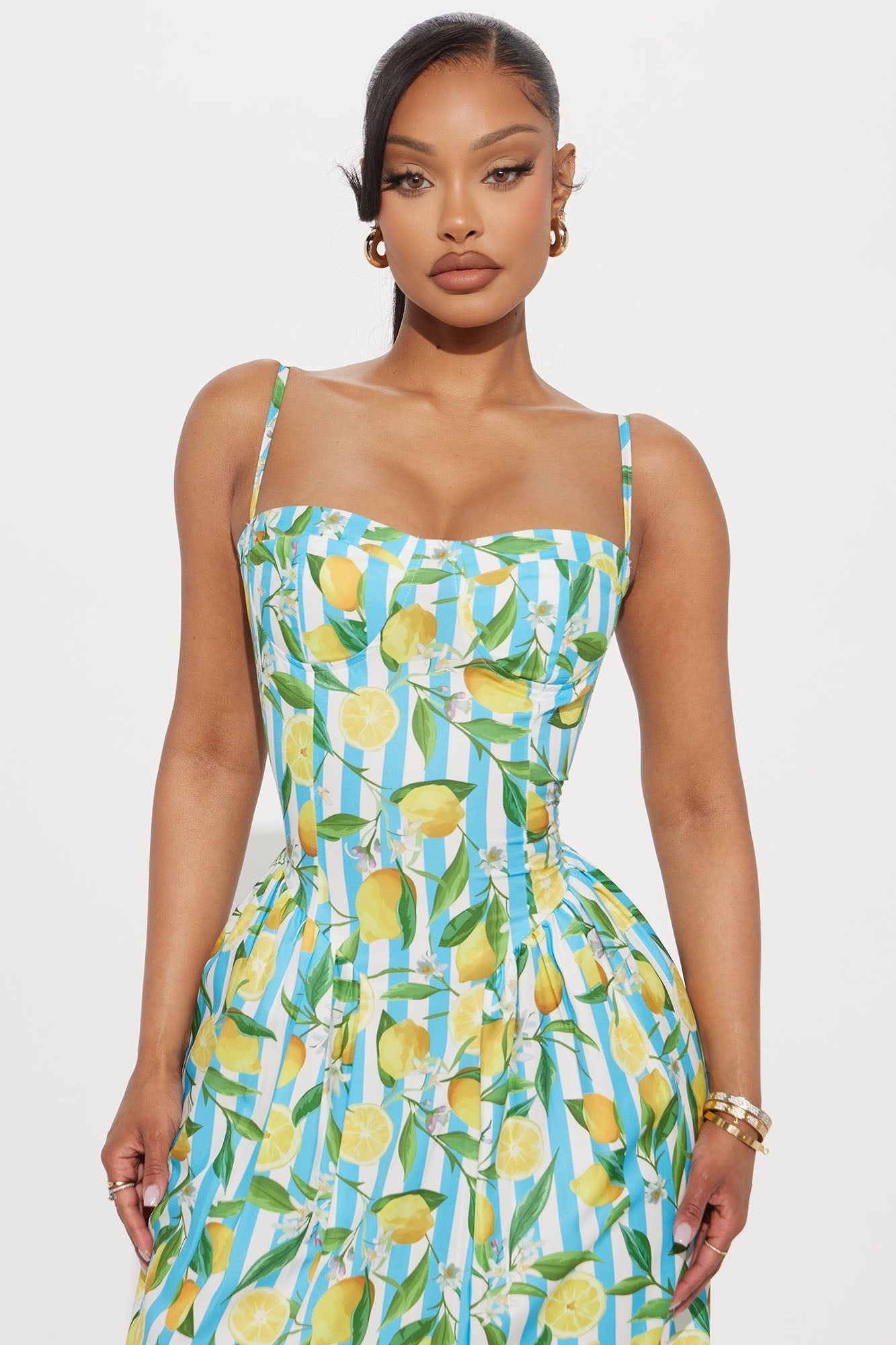 SANTORINI CITRUS DRESS