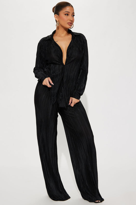 CONJUNTO CAMISAS Y PANTALONES PLISADOS ZINNIA